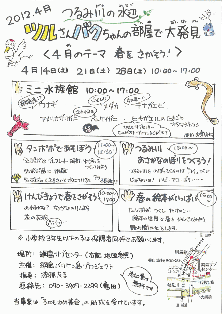 綱島サブセンター４月のテーマ