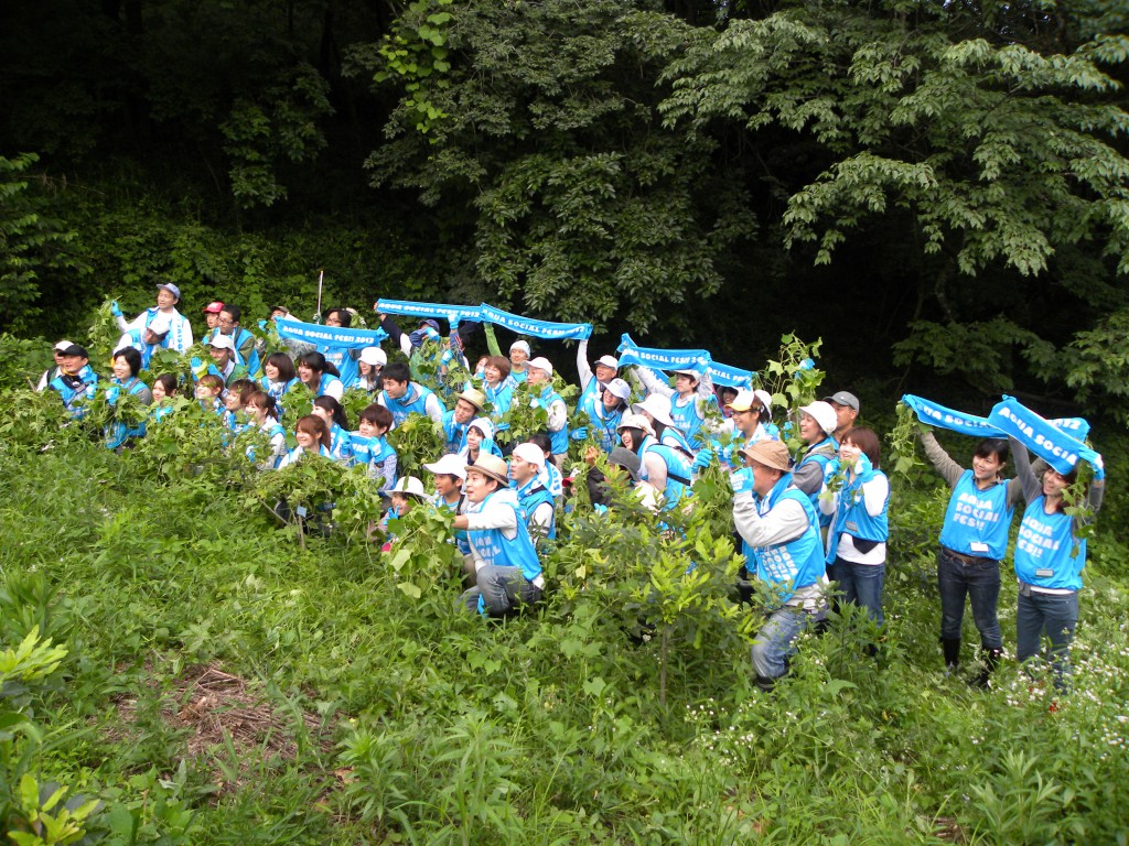 AQUA SOCIAL FES!! 2012 PROGRAM17 みんなの鶴見川流域プロジェクト 第４回　初夏の源流保水の森でアレチウリ退治とホタル観察会