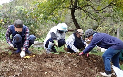 2025年10月26日(日)鶴見川源流域 散策とキスゲの植栽体験